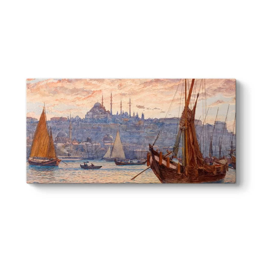 Haliç Manzara Oryantal Tablosu - Model 5